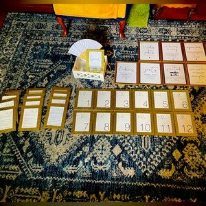 Wedding Frames, Table Numbers, Fan Sign, and more!